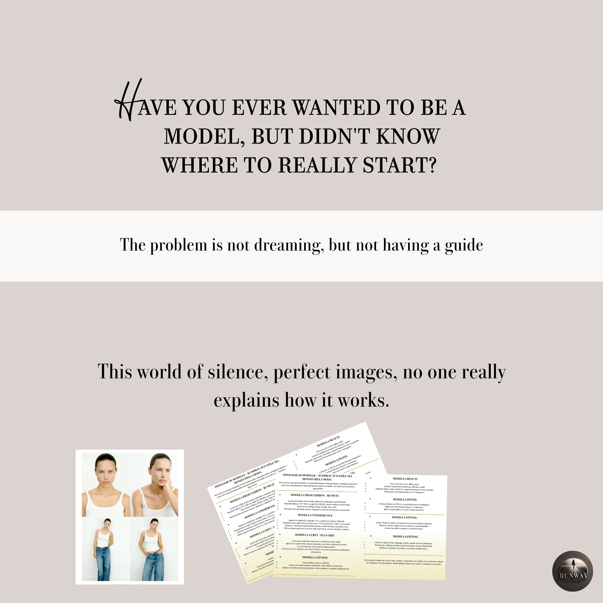 The essential guide to emerge in the world of fashion
